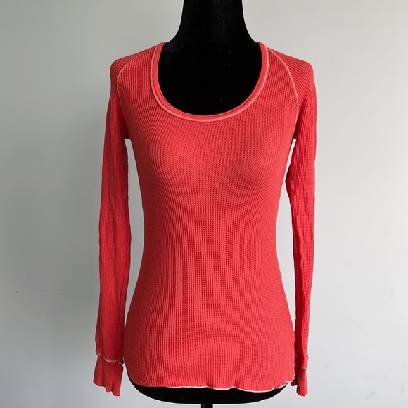 Spendid, Set of 2 waffle knit long sleeves. Size S - Picture 3 of 4